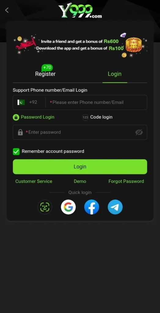 Y999 Login