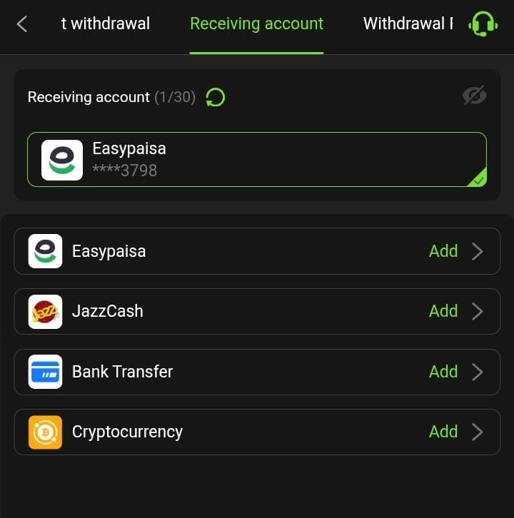 Y222 Payment Methods